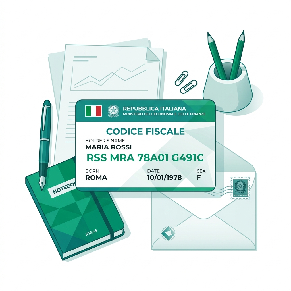 Ilustración para Cómo obtener el Codice Fiscale en Italia