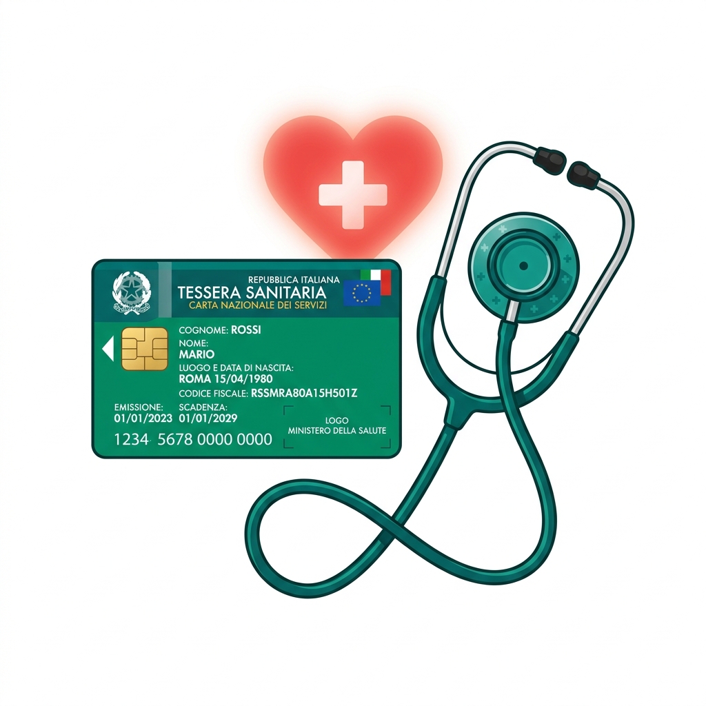 Ilustración para Tessera Sanitaria: Cómo inscribirte al seguro médico público